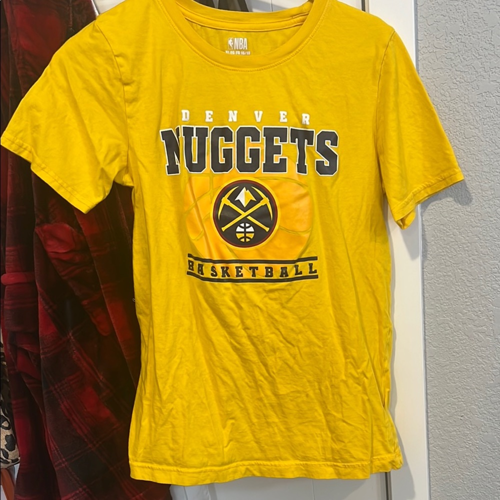 NBA Kids Yellow Denver Nuggets T-Shirt
